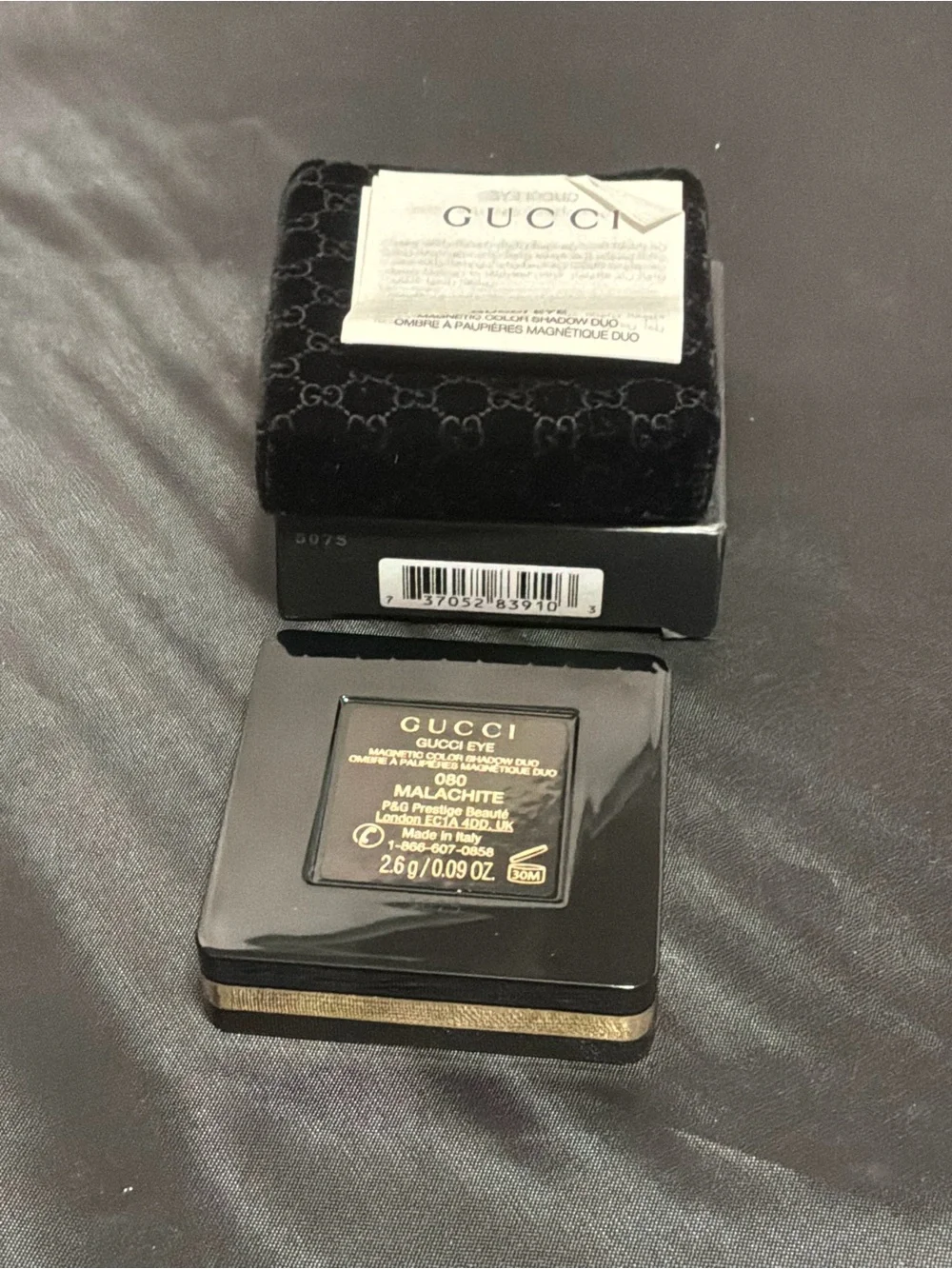 Gucci Black and Gold Eye Shadow Palette,NIB